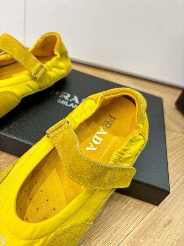 Prada Metal Toe Thin Sole Training Shoes Casual Shoes - LY00260