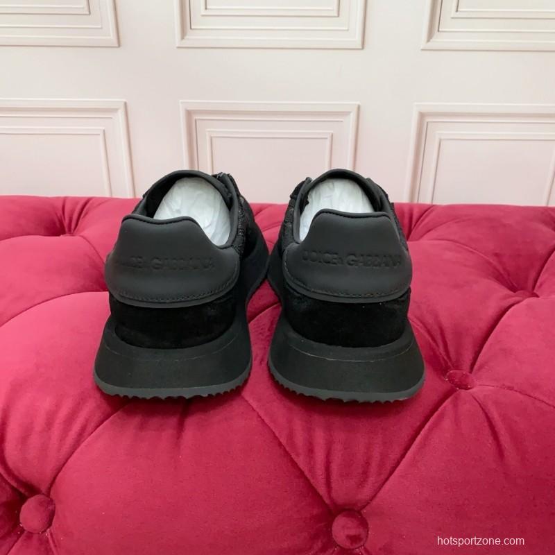 Dolce & Gabbana 2025/SS New Collection Luxury Embroidered Logo Sneakers - AS00300