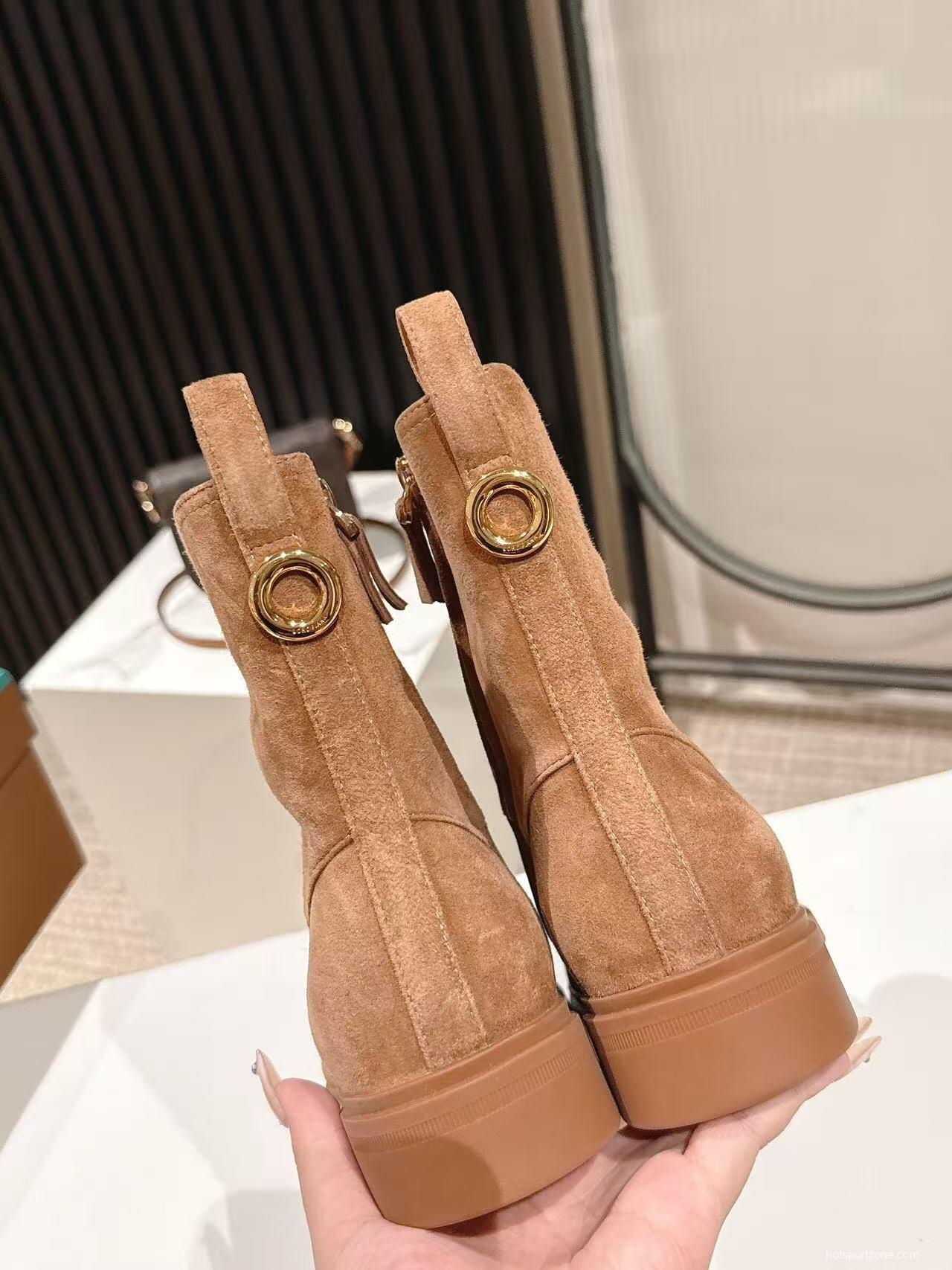 Loro Piana Fall/Winter 2025 Classic Old Money Style Ankle Boots - LY00370/LY00410