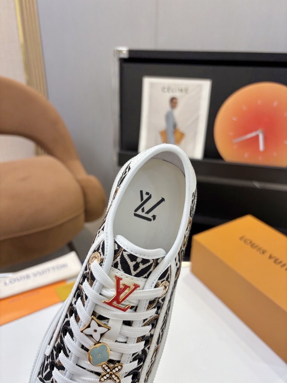 Louis Vuitton Lagoon Series Denim Sneakers with Buckle - AS00300