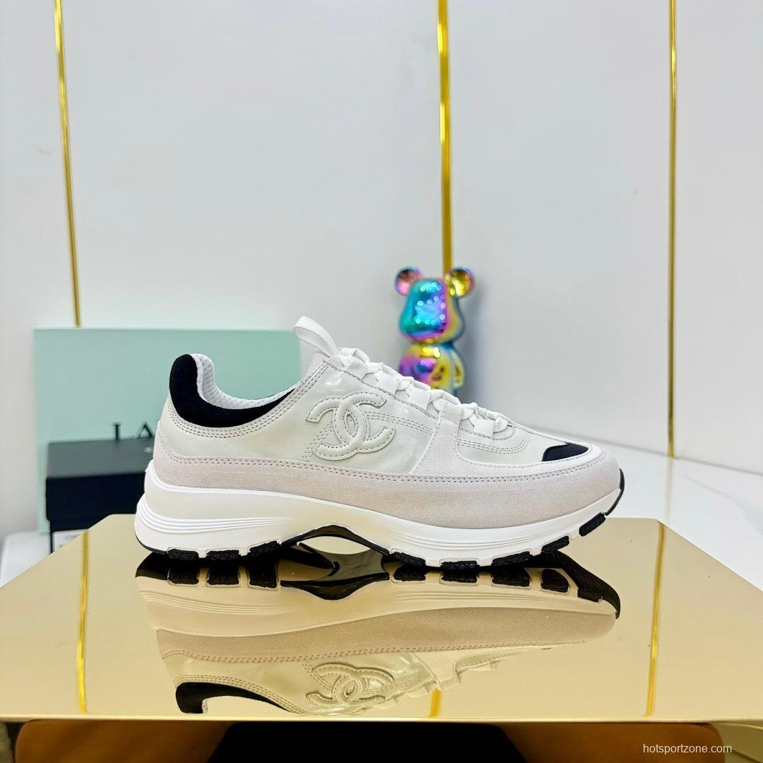 Chanel 2025 SS Thick Sole Casual Sneakers - LY00310