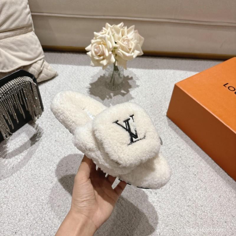 L牌 Wool Lazy Slippers - LY00260
