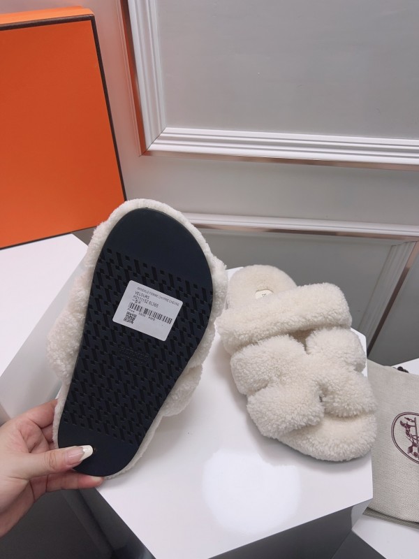 H Love Erjiu Fur Slippers - LY00270