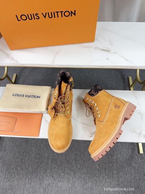 Timberland 6-Inch Monogram Ankle Boots Waterproof Suede Collaboration - LY00380