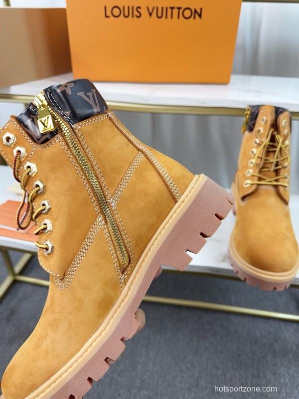 Timberland 6-Inch Monogram Ankle Boots Waterproof Suede Collaboration - LY00380