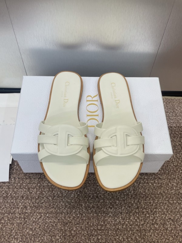 Dior D-Club Jelly Color Hollow Layered Cross Strap Women's Sandals - KFY00280