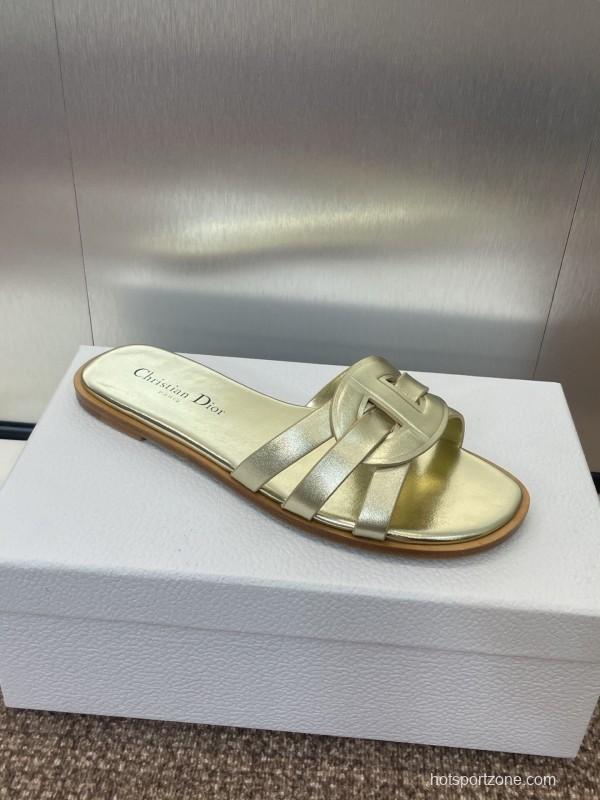 Dior D-Club Jelly Color Hollow Layered Cross-Strap Women Sandals - KFY00280