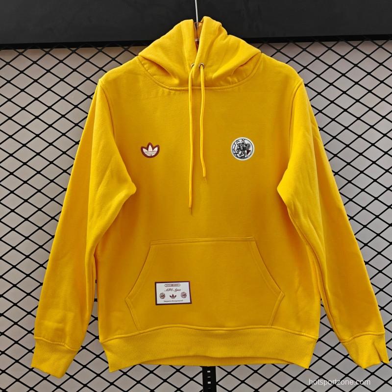 25/26 Ajax Embroidered Logo Hoodie 9 Colors
