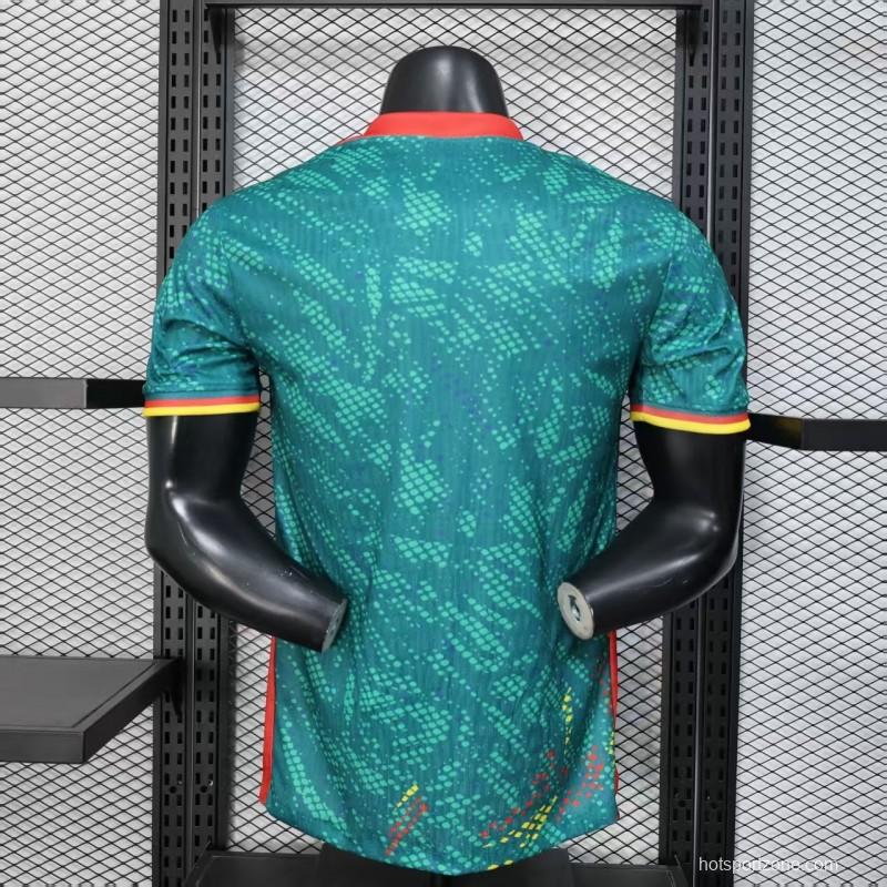 2026 Player Version Cameroon Green with Colorful Dot Pattern Jersey