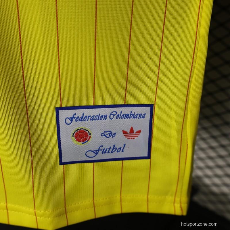 Player Version 2026 Colombia Yellow Terrace Icons Jersey