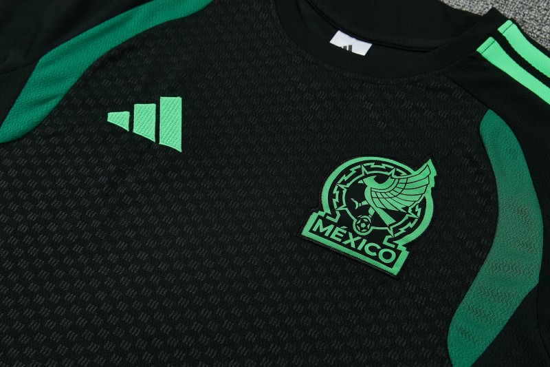 26/27 Mexico Black Short Sleeve+Soccer Shorts