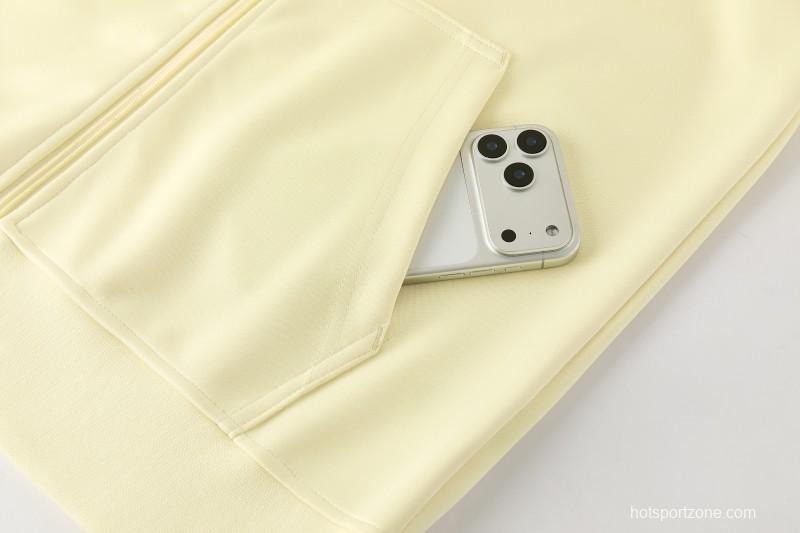 2026  Adidas Apricot Full Zipper Jacket + Long Pants