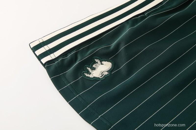 26/27 Juventus Navy Green Short Sleeve+Soccer Shorts