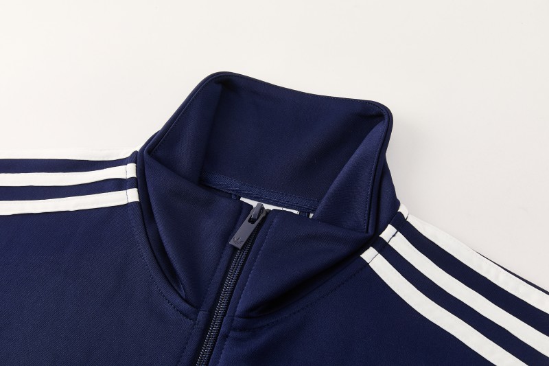 2026 Adidas Navy Blue Full Zipper Jacket + Long Pants