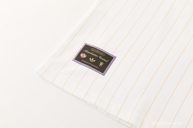 26/27 Manchester United White Short Sleeve+Soccer Shorts
