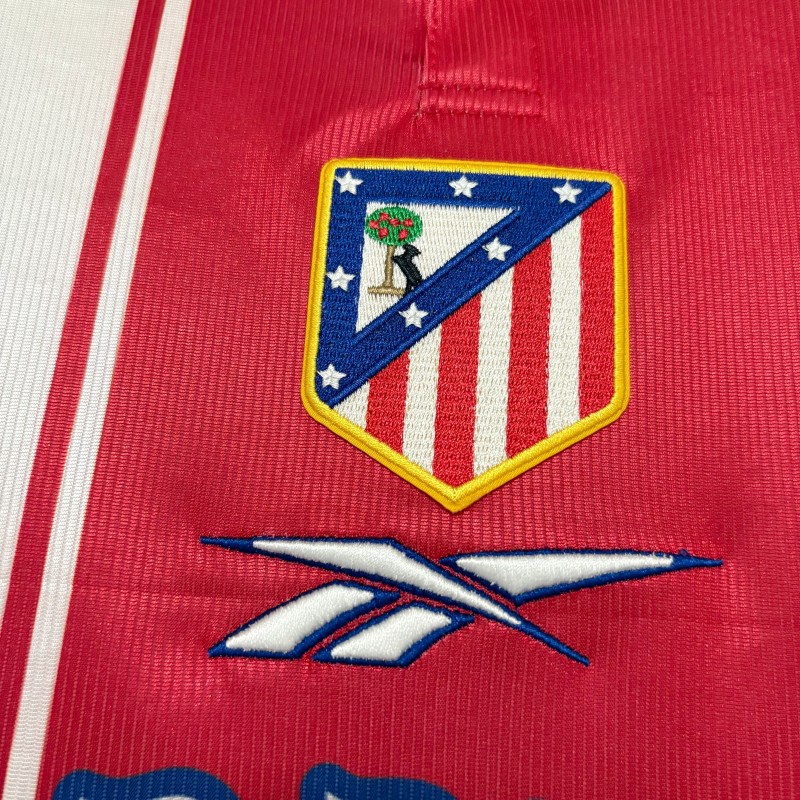 1999/00 Retro Atletico Madrid Home Jersey