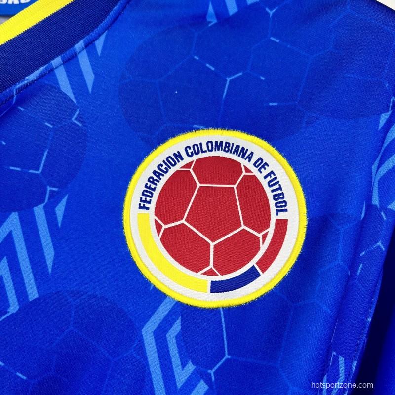 1994 Retro Colombia Away Long Sleeves Jersey