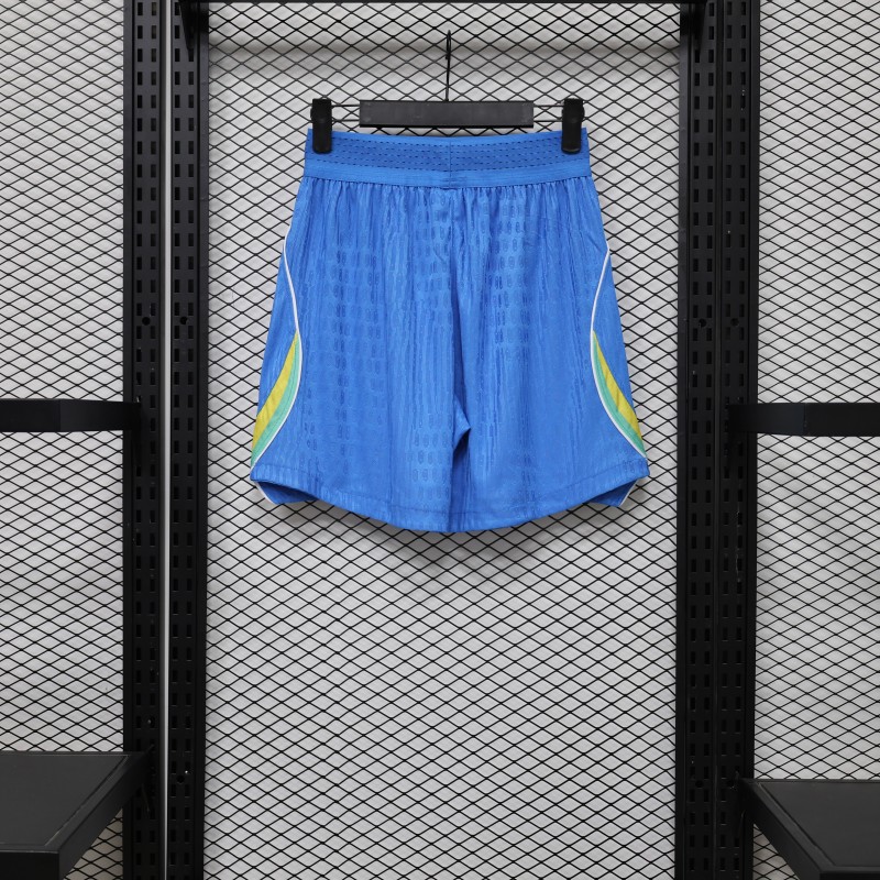 Player Version 26/27 Brazil  Royal Blue Jacquard Stripe Away Shorts
