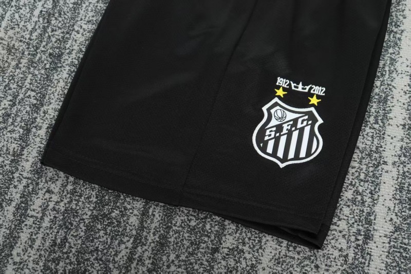 Retro Kids 12/13 Santos FC Black Long Sleeve Jersey