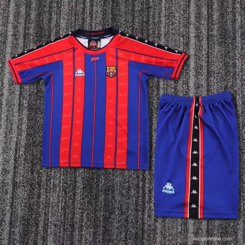 Retro Kids 97/98 Barcelona Home Jersey