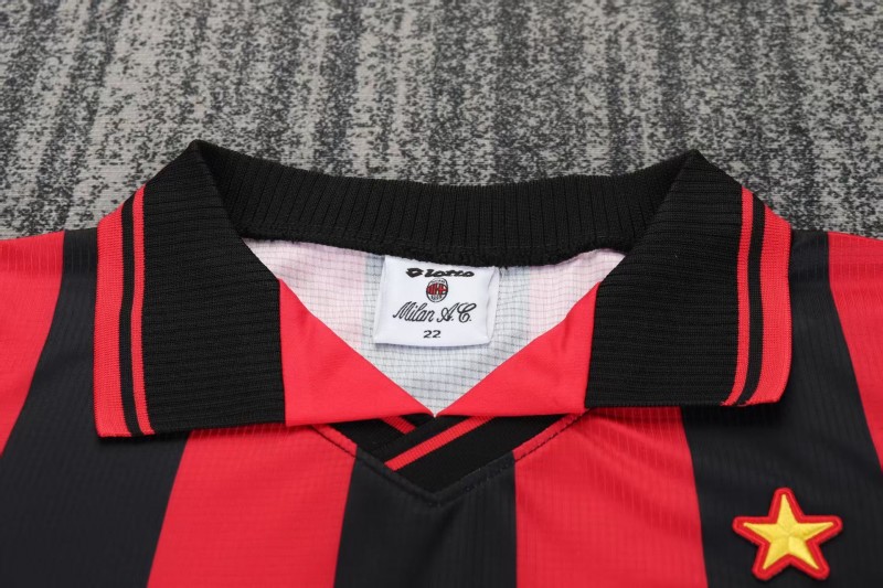 Retro Kids 97/98 AC Milan Home Jersey