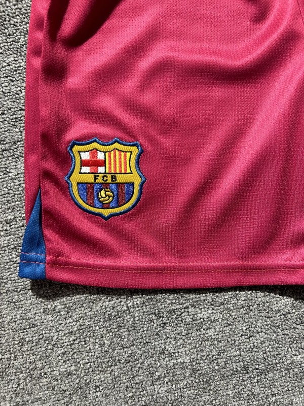Retro Kids 05/06 Barcelona Home Long Sleeve UCL Jersey