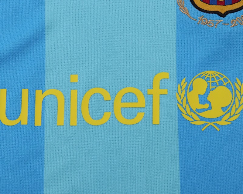 Retro Kids 07/08 FC Barcelona Away Jersey