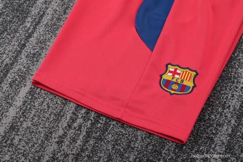 Retro Kids 10/11 Barcelona Red Blue Home Long Sleeve Jersey