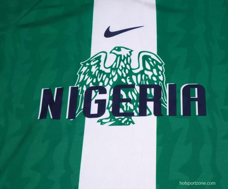 Retro Kids 1996  Nigeria Green Home Jersey