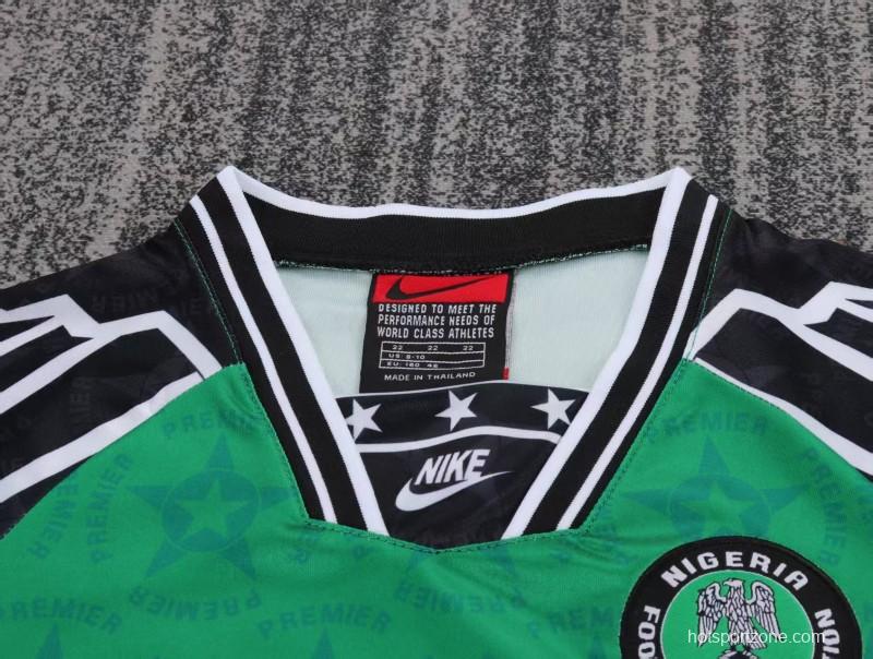 Retro Kids 1994 Nigeria Home Jersey