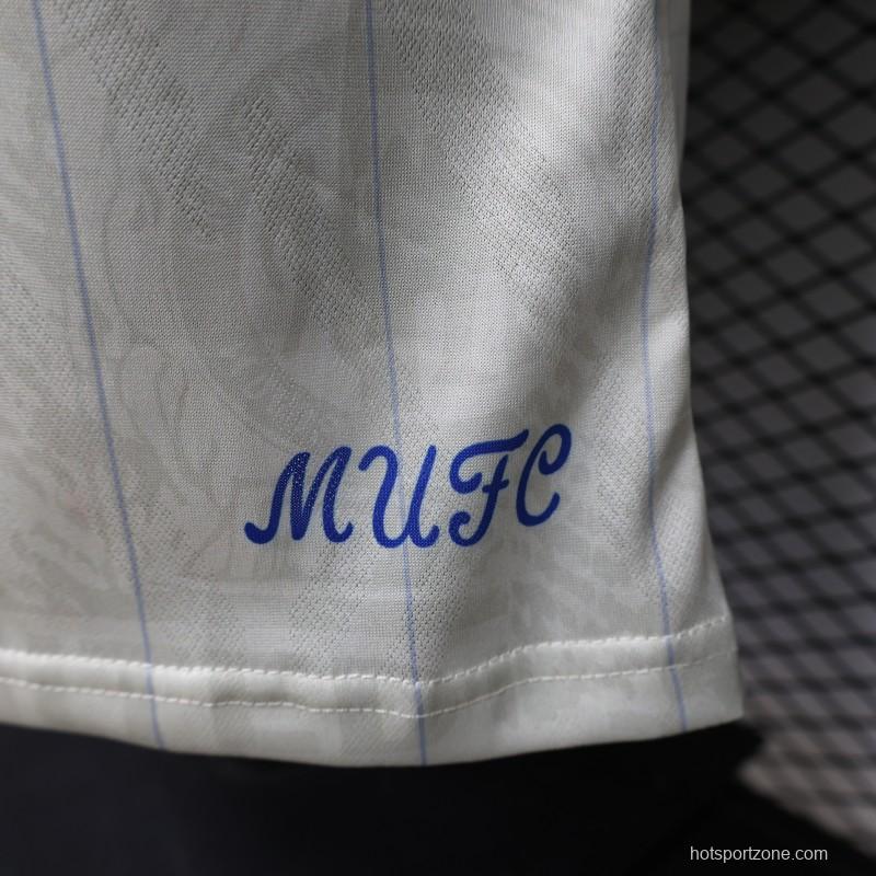Player Version 26/27 Manchester United Away Cream White Jersey