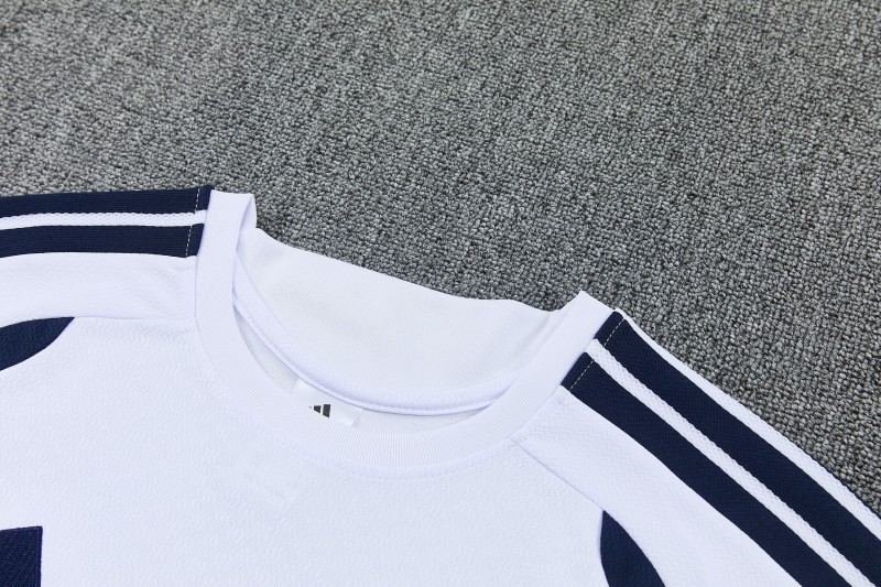 26/27 Real Madrid  White Short Sleeve+Soccer Shorts
