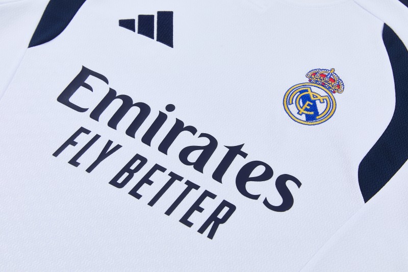 26/27 Real Madrid  White Short Sleeve+Soccer Shorts
