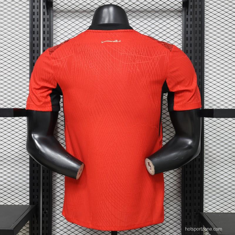 Player Version 2026 Egypt Red  Home Jersey