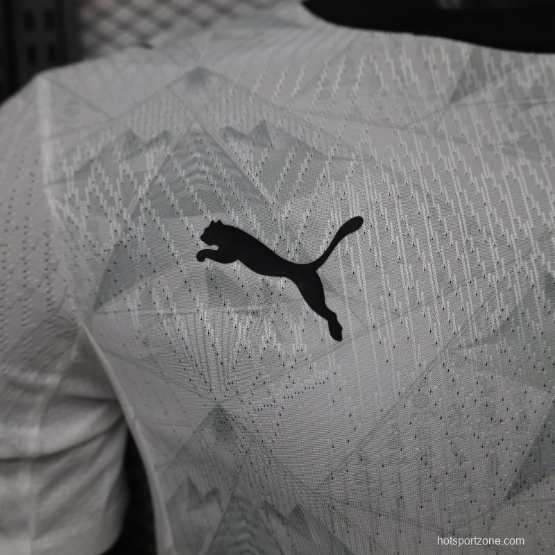 Player Version 2026 Egypt White with Grey  Away Jersey