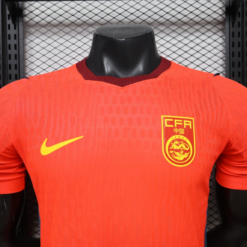 Player Version 2026 China Red  Home Jersey