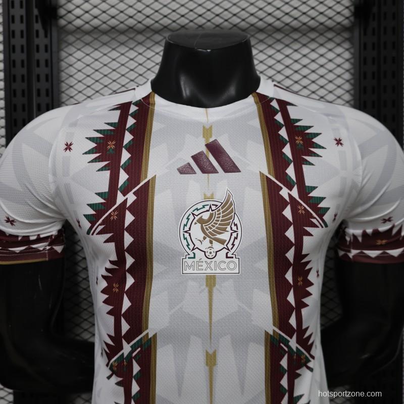 Player Version 2026 Mexico White  Special Edition Away Jersey
