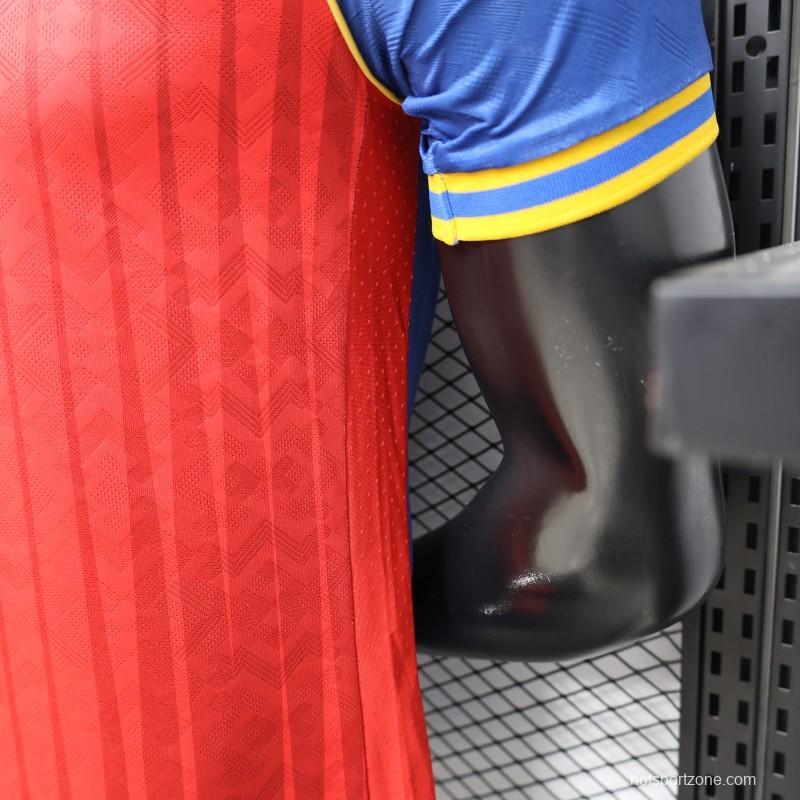 Player Version 26/27 FC Barcelona Royal Blue & Garnet Red Vertical Stripes  Special Edition Jersey