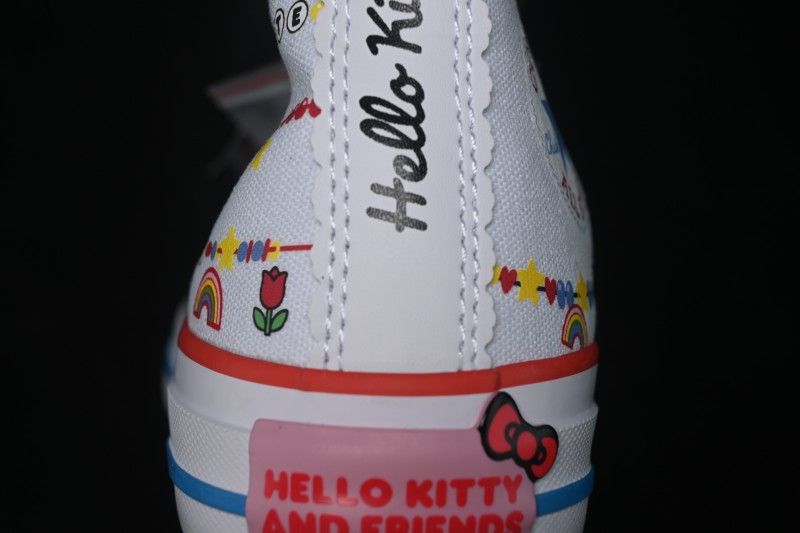 Converse ×Hello Kitty and Friends Picnic Chuck Taylor All Star Hi High-Top Casual Skate Shoes - A17699C