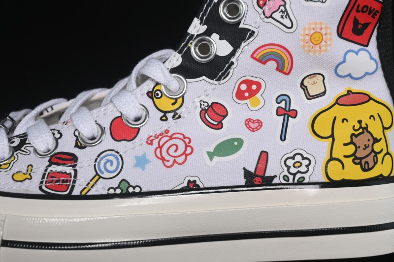 Converse x Hello Kitty and Friends Picnic Chuck Taylor All Star Hi Top Skate Shoes - A17696C
