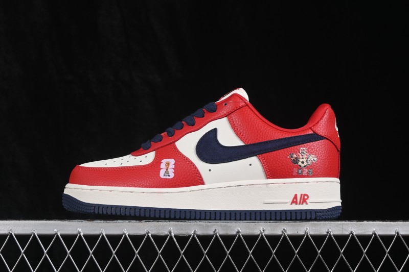 Nike Air Force 1 '07 Low World Cup Theme Casual Basketball Shoes with Full-Length Air Cushion - DW8806-016