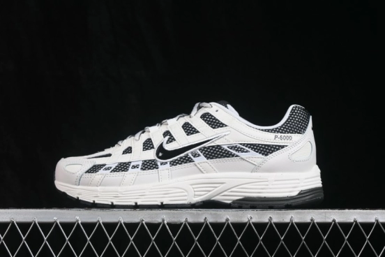 Nike P-6000 Premium Retro Running Shoes with Layered Design and Lightweight Construction - IO8711-101