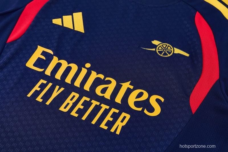 26/27 Arsenal  Navy Blue Short Sleeve+Soccer Shorts