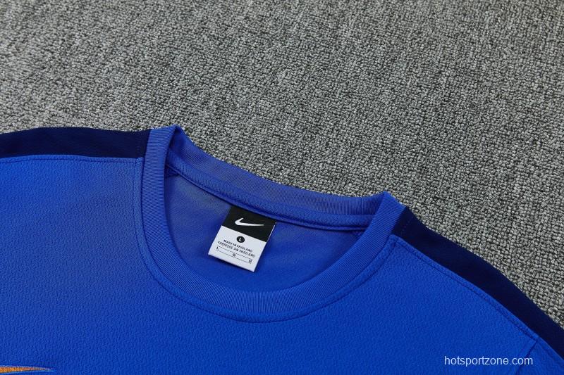 26/27 France Blue Short Sleeve+Soccer Shorts