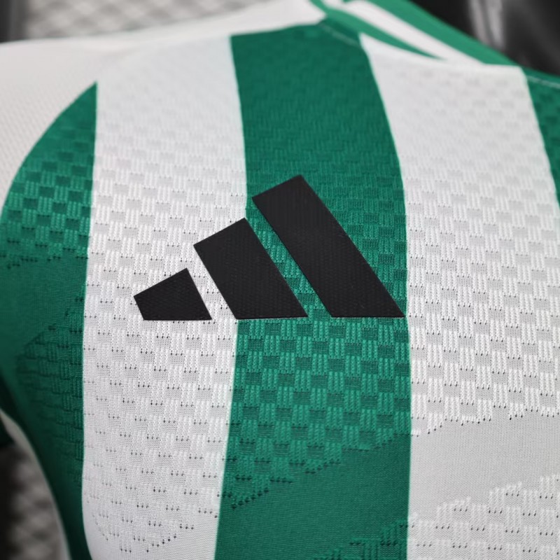 Player Version 26/27 Real Madrid Green & White Stripes Special Edition Jersey