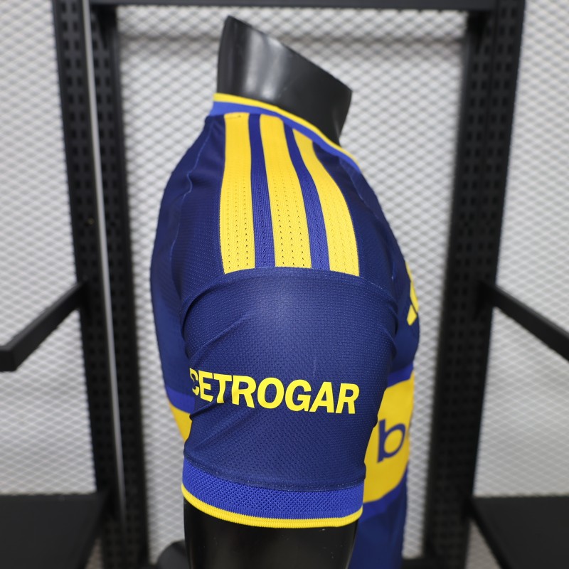 Player Version 26/27 Boca Juniors Home Blue and Yellow Horizontal Band Jersey