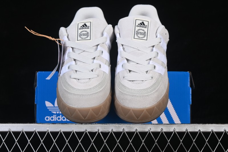 Adidas Human Made Adimatic ID0847 Skateboarding Shoes with Shark Bread Design - ID0847