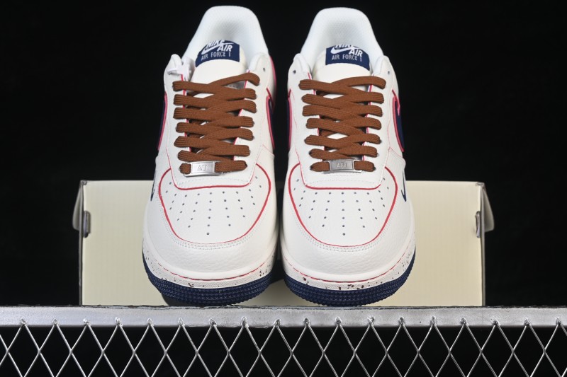 Nike Air Force 1 '07 Low Casual Sneakers with Multicolor Accents - NH0601-545