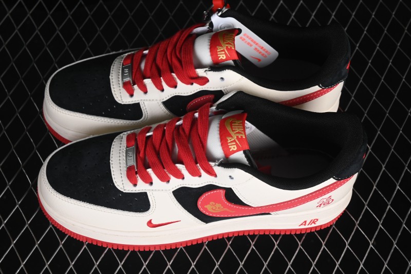 Nike Air Force 1 '07 Low Year of the Horse Limited Edition Red Auspicious Cloud Casual Board Shoes - XD0028-016