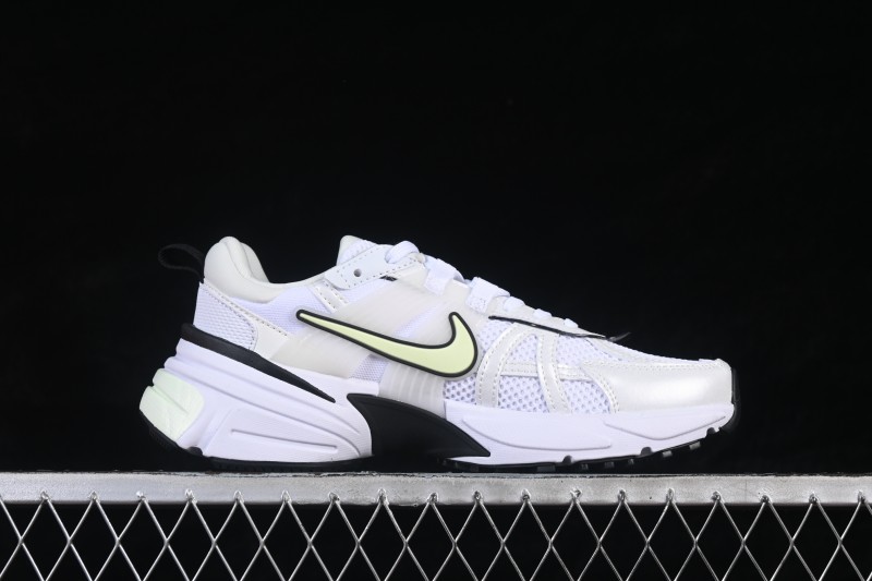 Nike V2K Run Retro Low-Top Running Shoes with Cushlon Foam Cushioning - FD0736-109